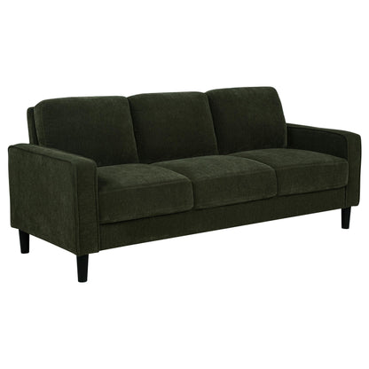 Ruth 77-inch Fabric Upholstered Track Arm Sofa Matcha Green - 511214