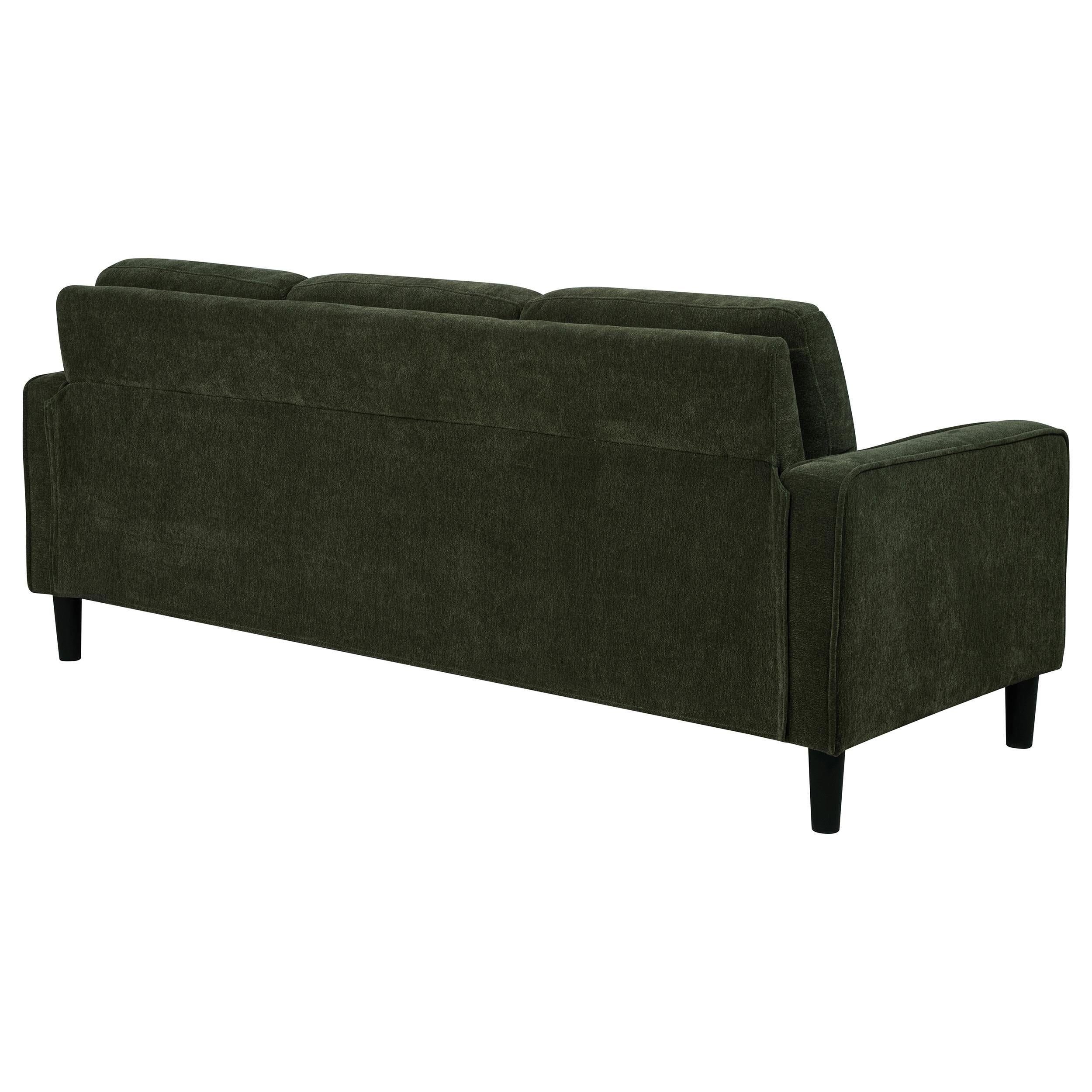 Ruth 77-inch Fabric Upholstered Track Arm Sofa Matcha Green - 511214
