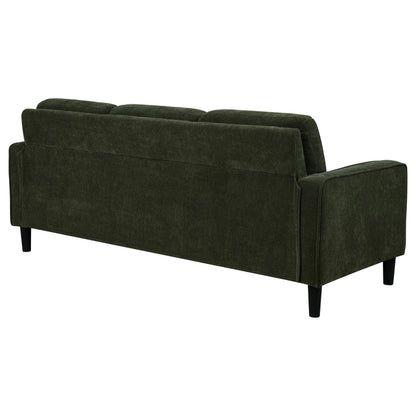 Ruth 77-inch Fabric Upholstered Track Arm Sofa Matcha Green - 511214