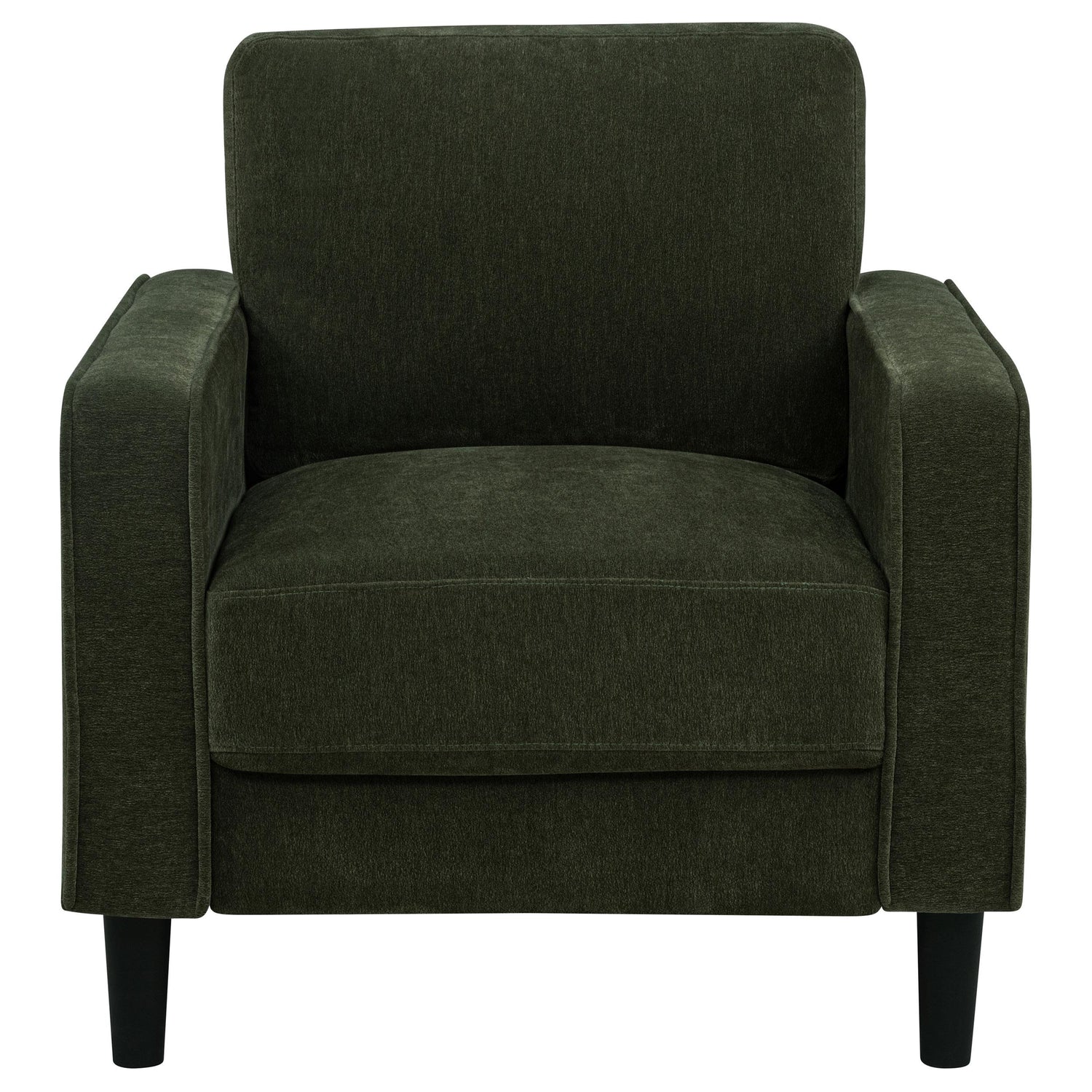 Ruth Fabric Upholstered Track Arm Accent Chair Matcha Green - 511216