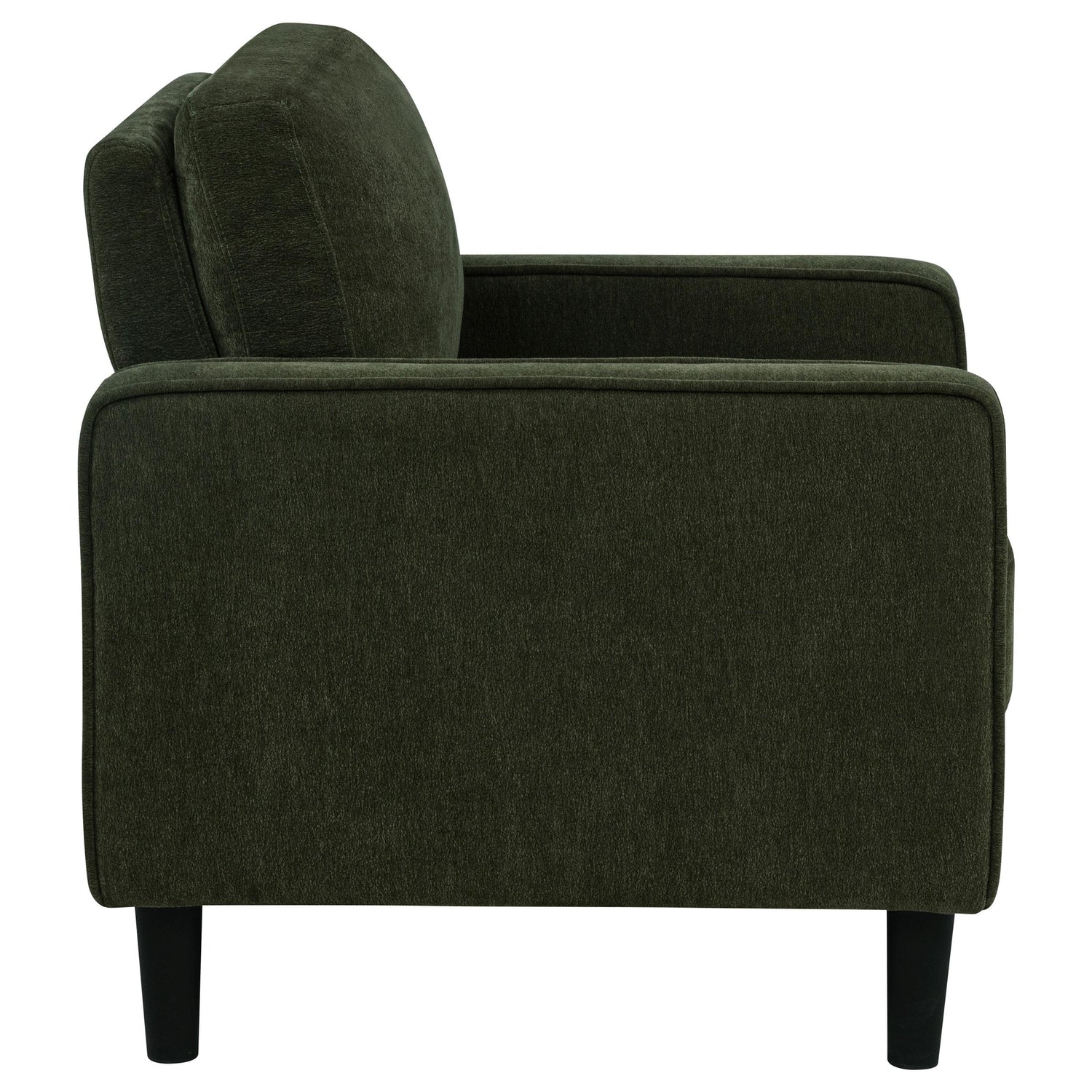 Ruth Fabric Upholstered Track Arm Accent Chair Matcha Green - 511216
