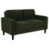 Ruth Fabric Upholstered Track Arm Loveseat Matcha Green - 511215