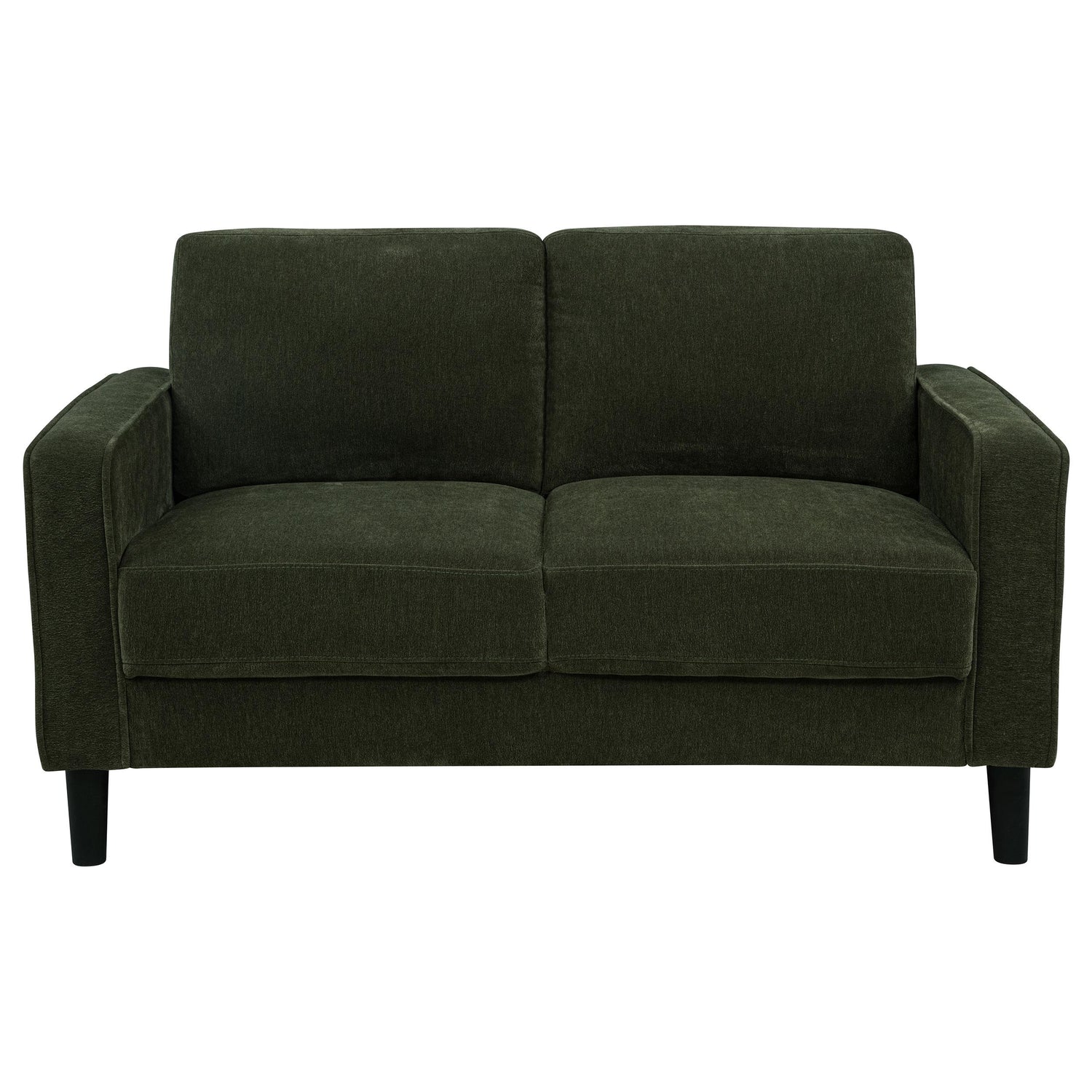 Ruth Fabric Upholstered Track Arm Loveseat Matcha Green - 511215