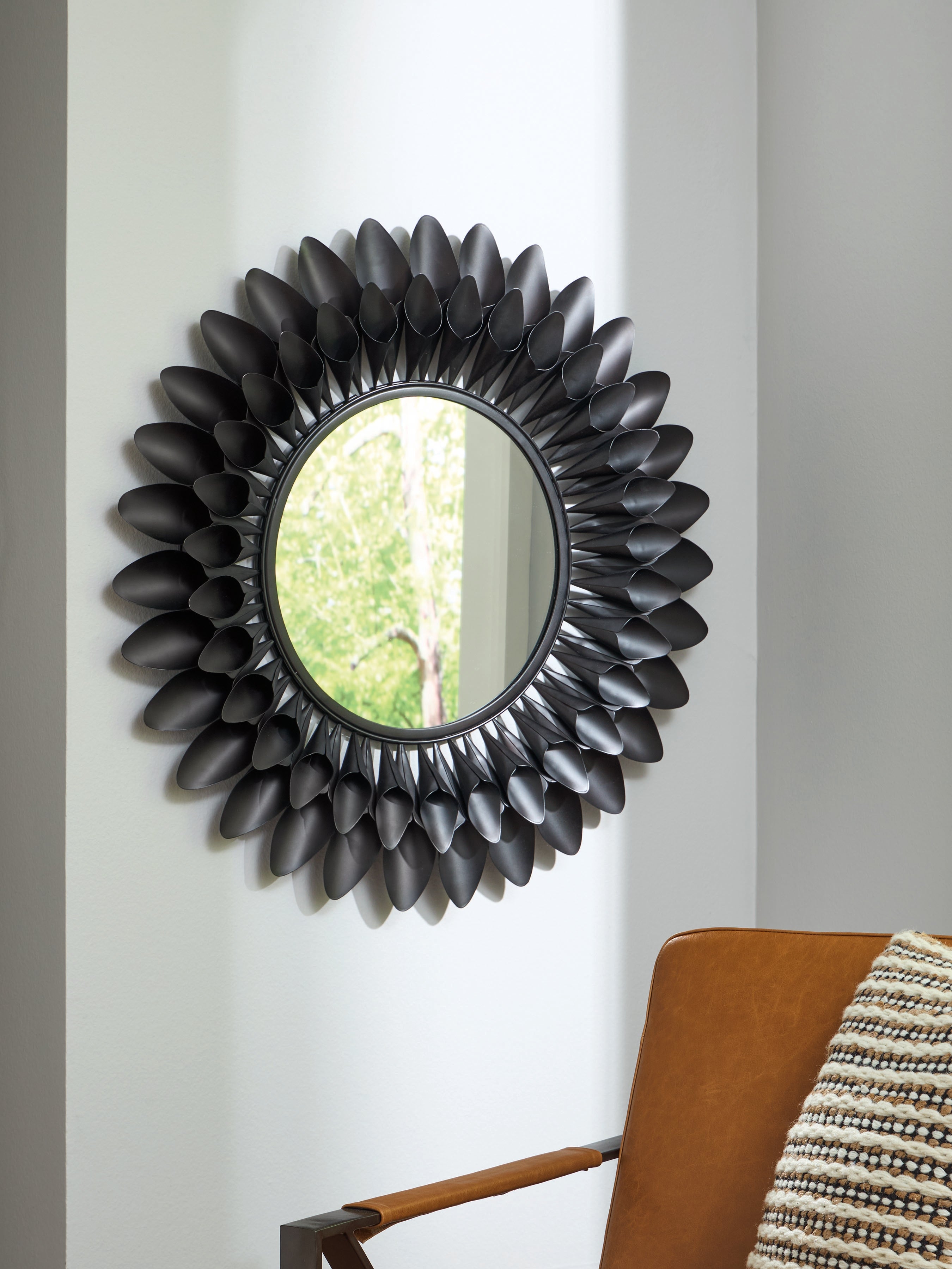 Ryenmour Oil Rubbed Bronze Finish Accent Mirror - A8010421