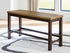Rylandeen Light Brown/Dark Brown Counter Height Dining Bench - PCD651-09