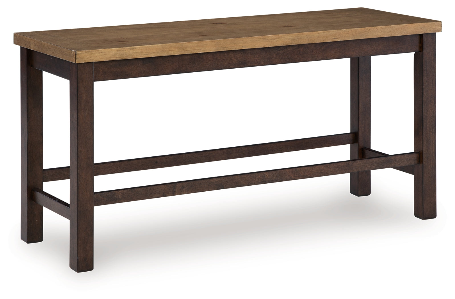 Rylandeen Light Brown/Dark Brown Counter Height Dining Bench - PCD651-09