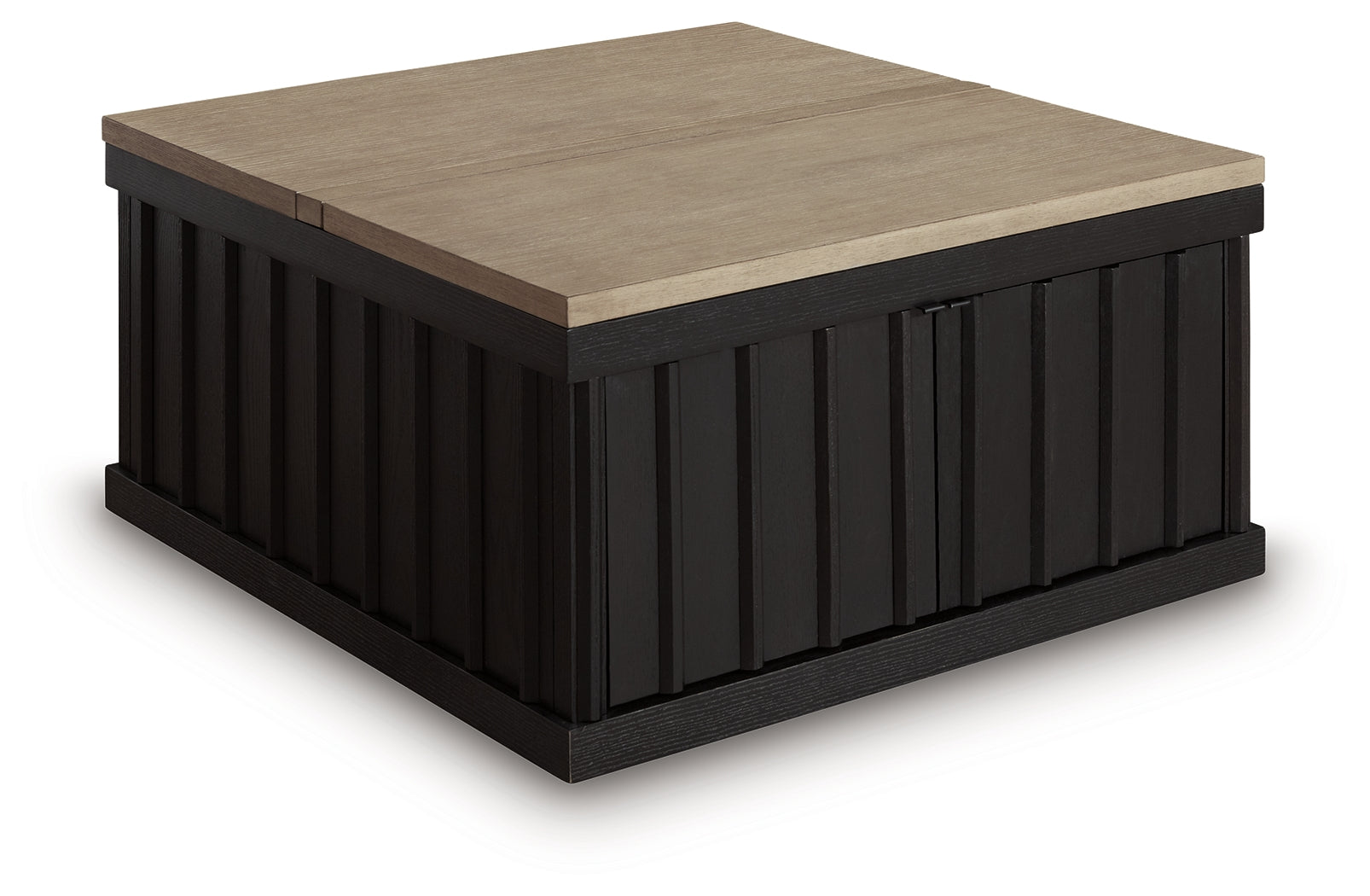 Rylandyn Black/Light Brown Lift-Top Coffee Table - T721-00