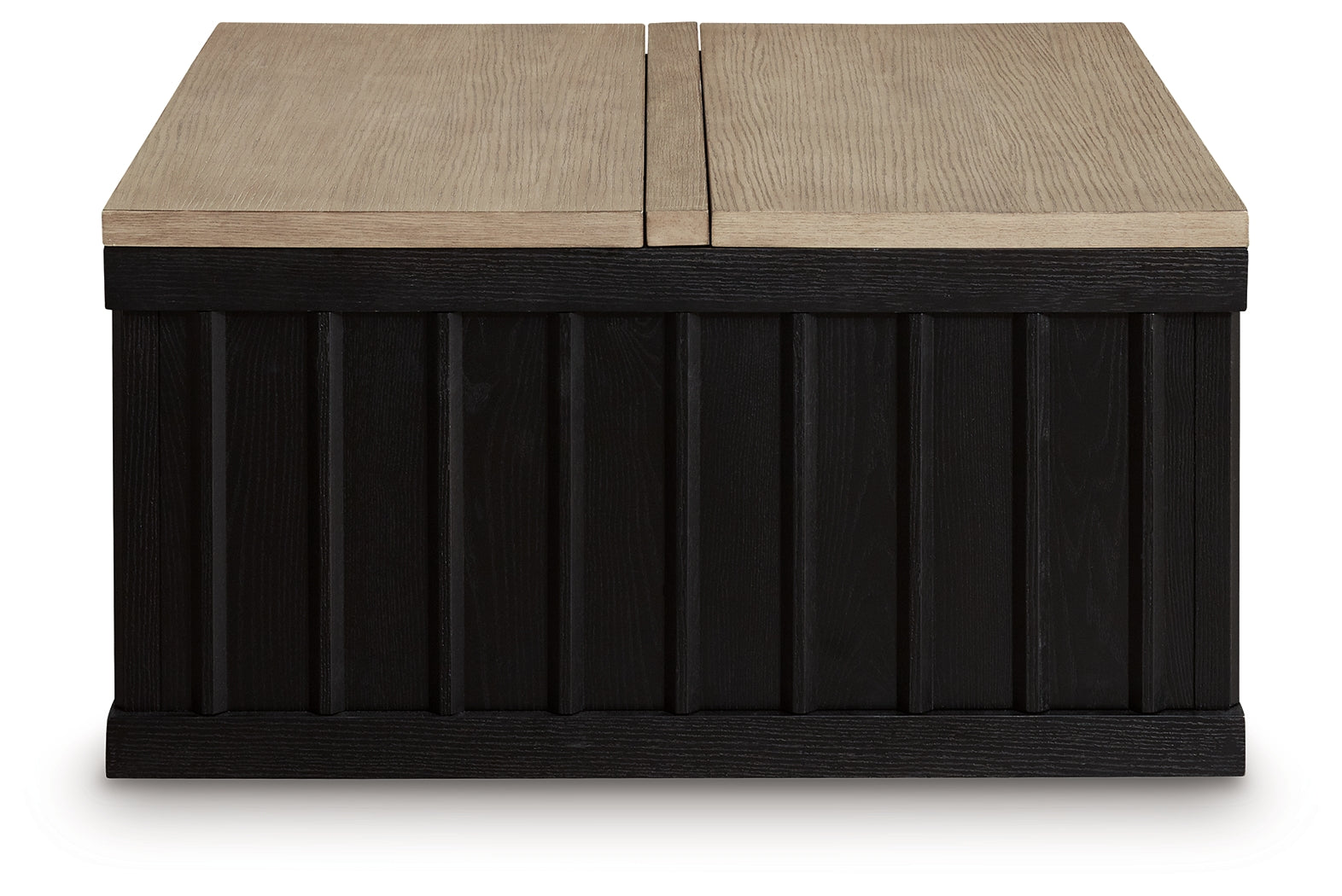 Rylandyn Black/Light Brown Lift-Top Coffee Table - T721-00