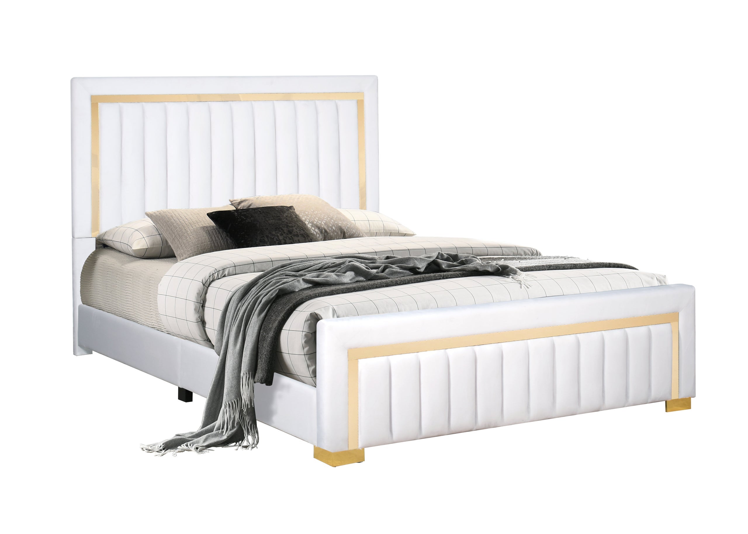Goodline Beige Queen Bed