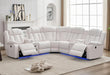 Ace White Reclining Sectional
