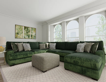 Corinthian Luscious Pine 3PC Sectional