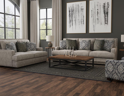 Corinthian Antelope Dove Sofa &amp; Loveseat