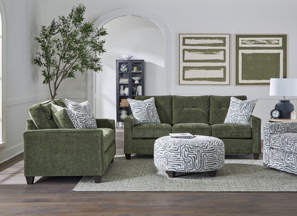 Braves Olive Sofa &amp; Loveseat Set