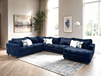 Volna Blue Sectional