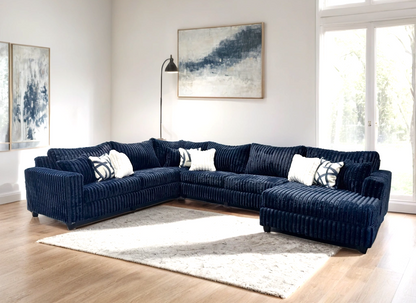 Volna Blue Sectional