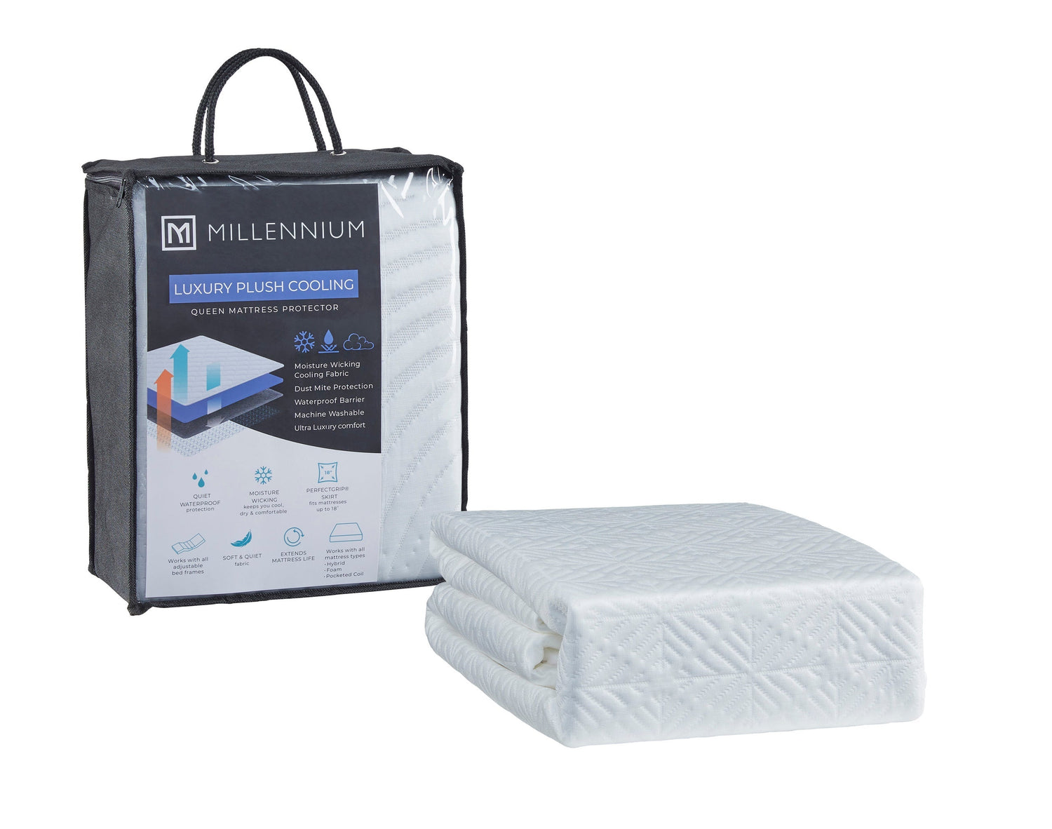 M309 - Luxury Cooling Mattress Protector - Queen, King *Queen