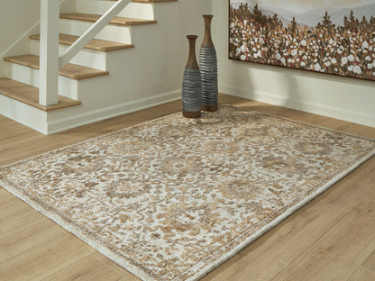 Sableridge Ivory/Taupe/Camel Medium Rug - R408572