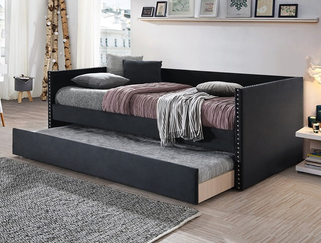 SADIE DAYBED ARM BLACK VELVET - 5321BK-ARM
