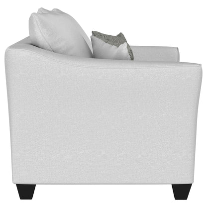 Salizar Sand Upholstered 3-Piece Track Arm Fabric Sofa Set from Coaster - Luna Furniture