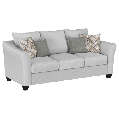 Salizar Sand Upholstered 3-Piece Track Arm Fabric Sofa Set from Coaster - Luna Furniture