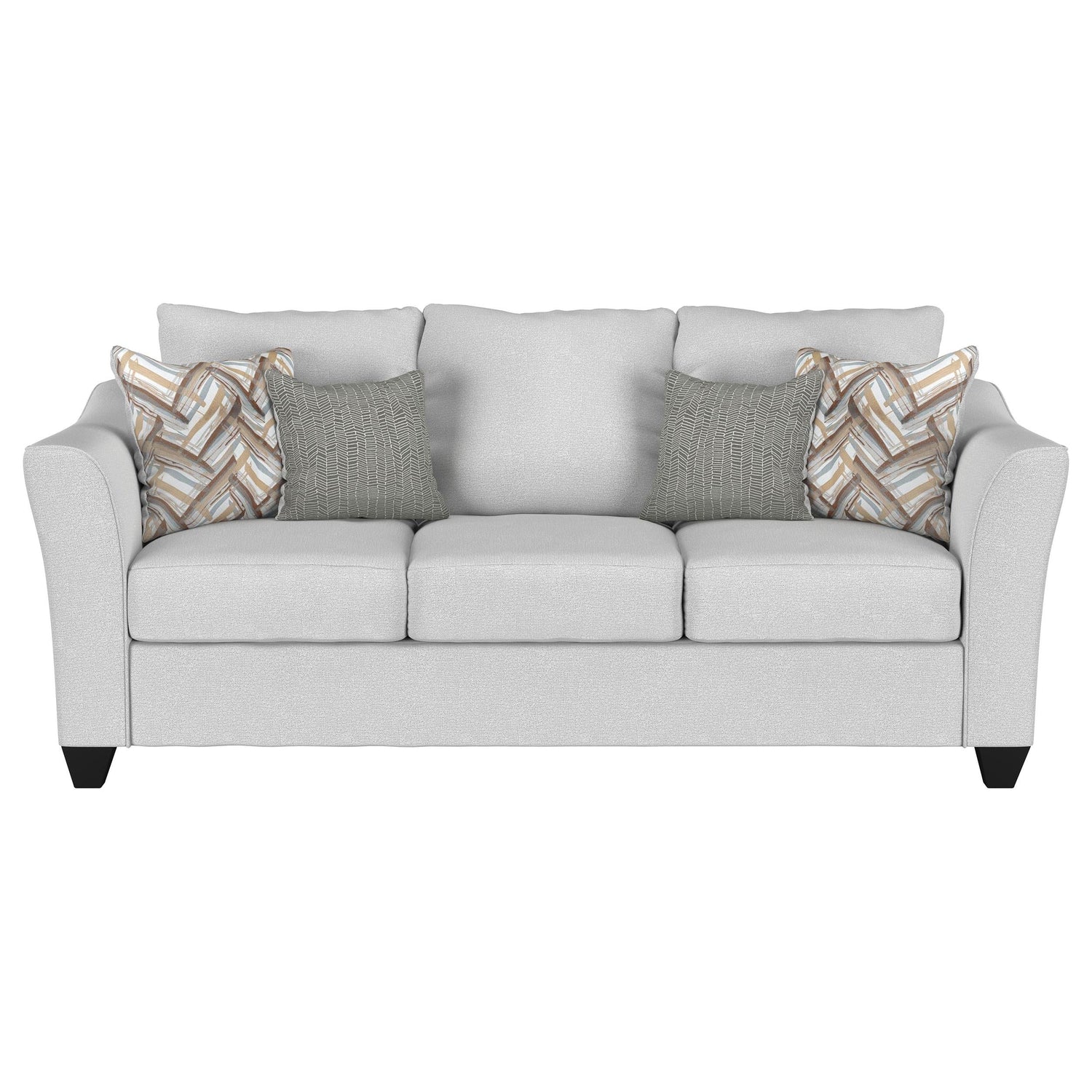 Salizar Sand Upholstered 3-Piece Track Arm Fabric Sofa Set from Coaster - Luna Furniture