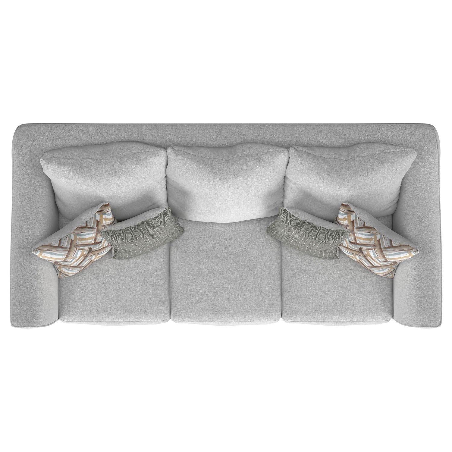 Salizar Sand Upholstered 3-Piece Track Arm Fabric Sofa Set from Coaster - Luna Furniture