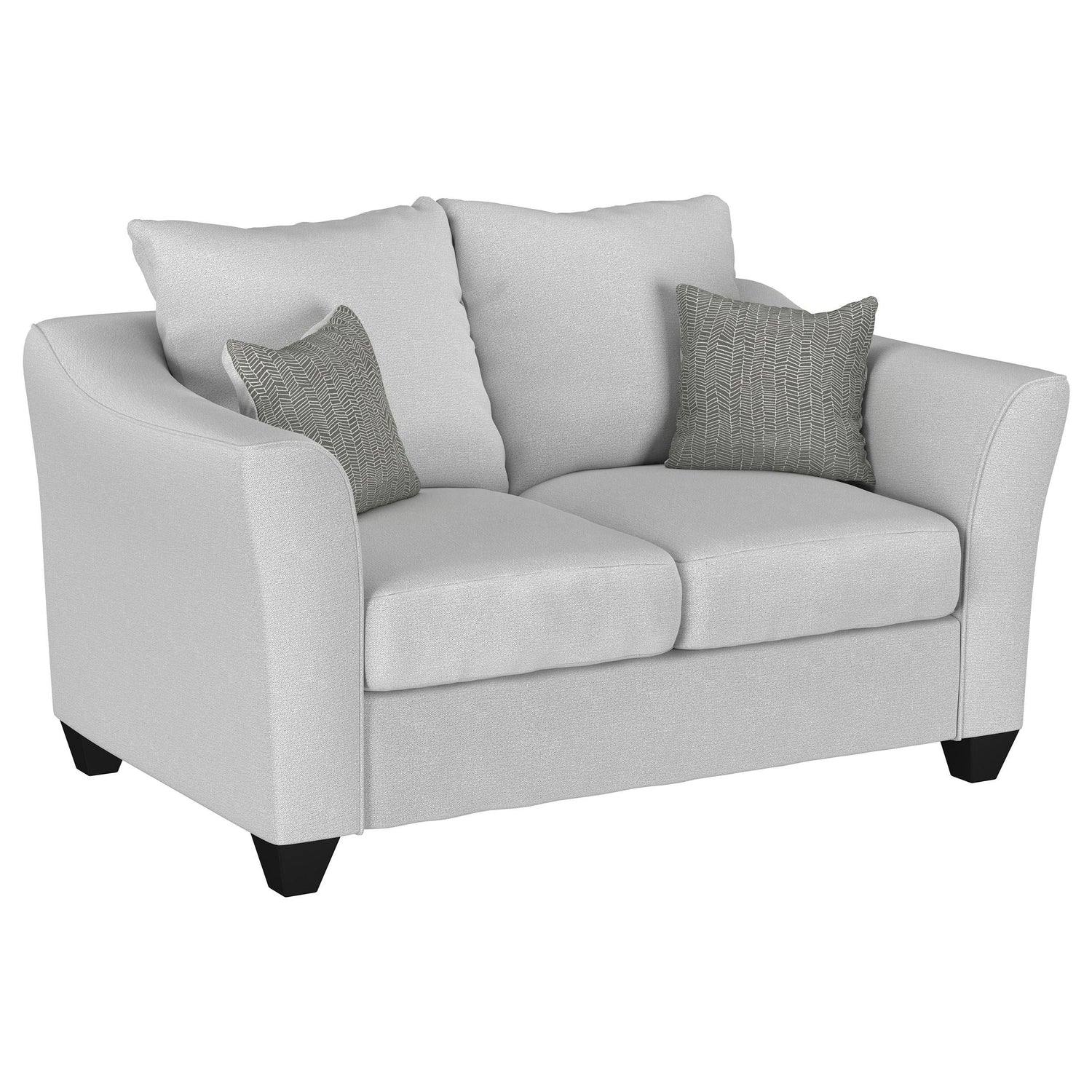 Salizar Sand Upholstered 3-Piece Track Arm Fabric Sofa Set from Coaster - Luna Furniture