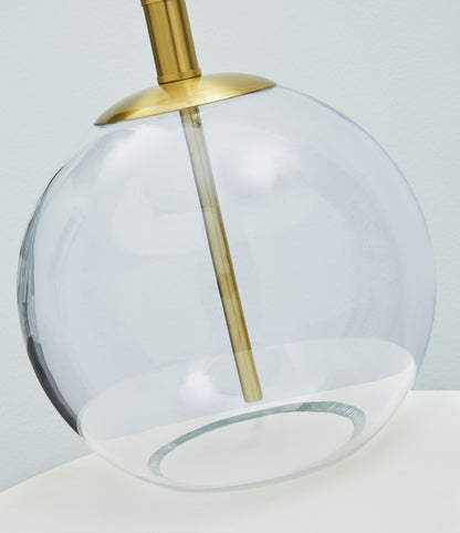Samder Clear/Brass Finish Table Lamp (Set of 2) - L430744X2