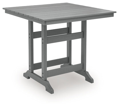 Sanctuary Beach Dark Gray Outdoor Counter Height Dining Table - PCP227-632