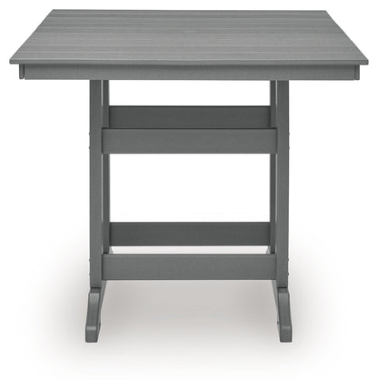 Sanctuary Beach Dark Gray Outdoor Counter Height Dining Table - PCP227-632
