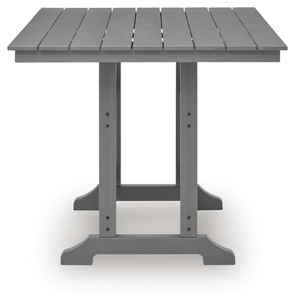 Sanctuary Beach Dark Gray Outdoor Counter Height Dining Table - PCP227-632