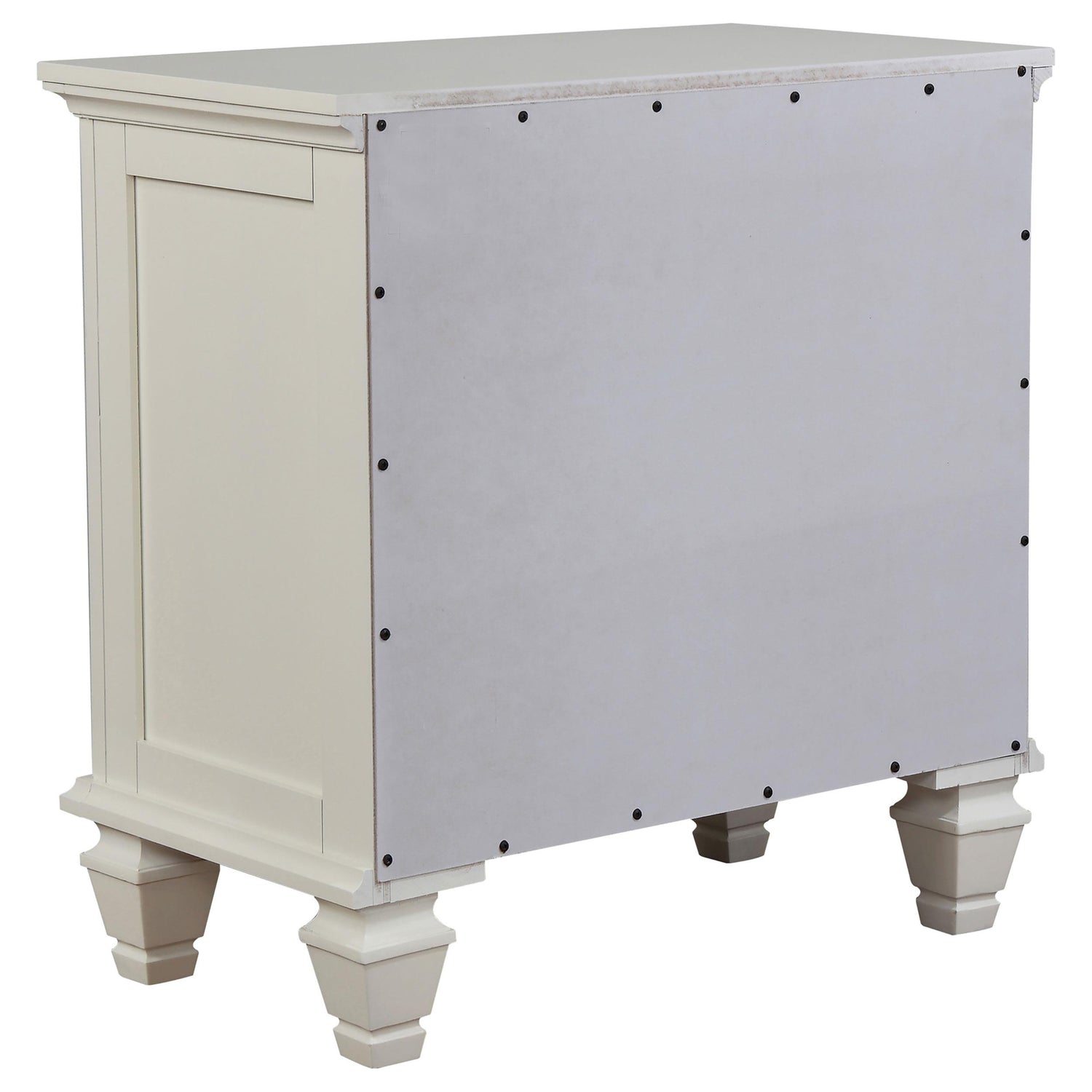 Sandy Beach 4-piece California King Bedroom Set Cream White - 201301KWN-S4