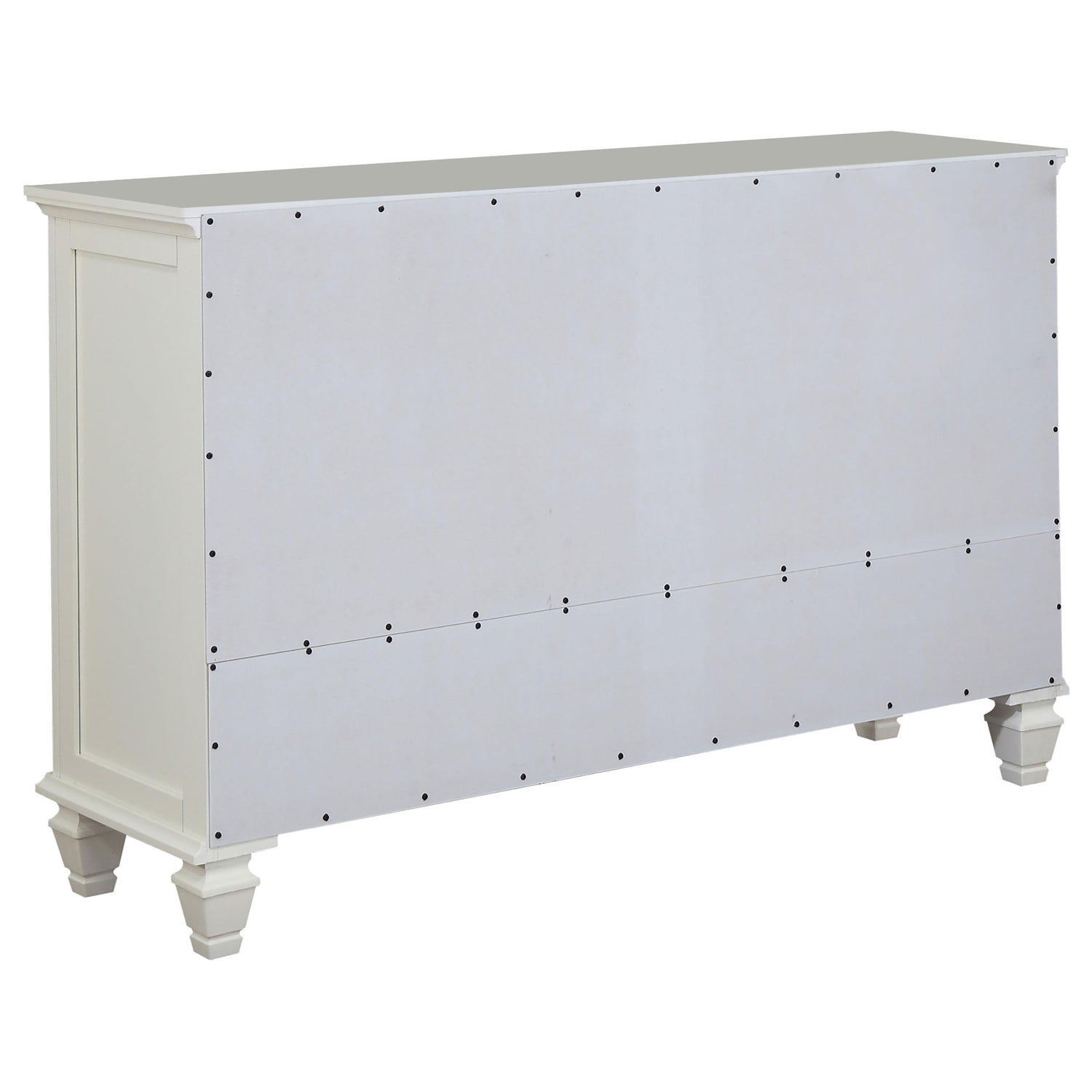 Sandy Beach 4-piece California King Bedroom Set Cream White - 201301KWN-S4
