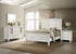 Sandy Beach 4-piece Eastern King Bedroom Set Cream White - 201301KEN-S4