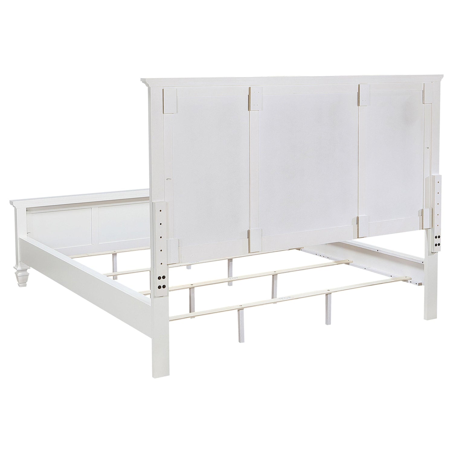 Sandy Beach 5-piece California King Bedroom Set Cream White - 201301KWN-S5