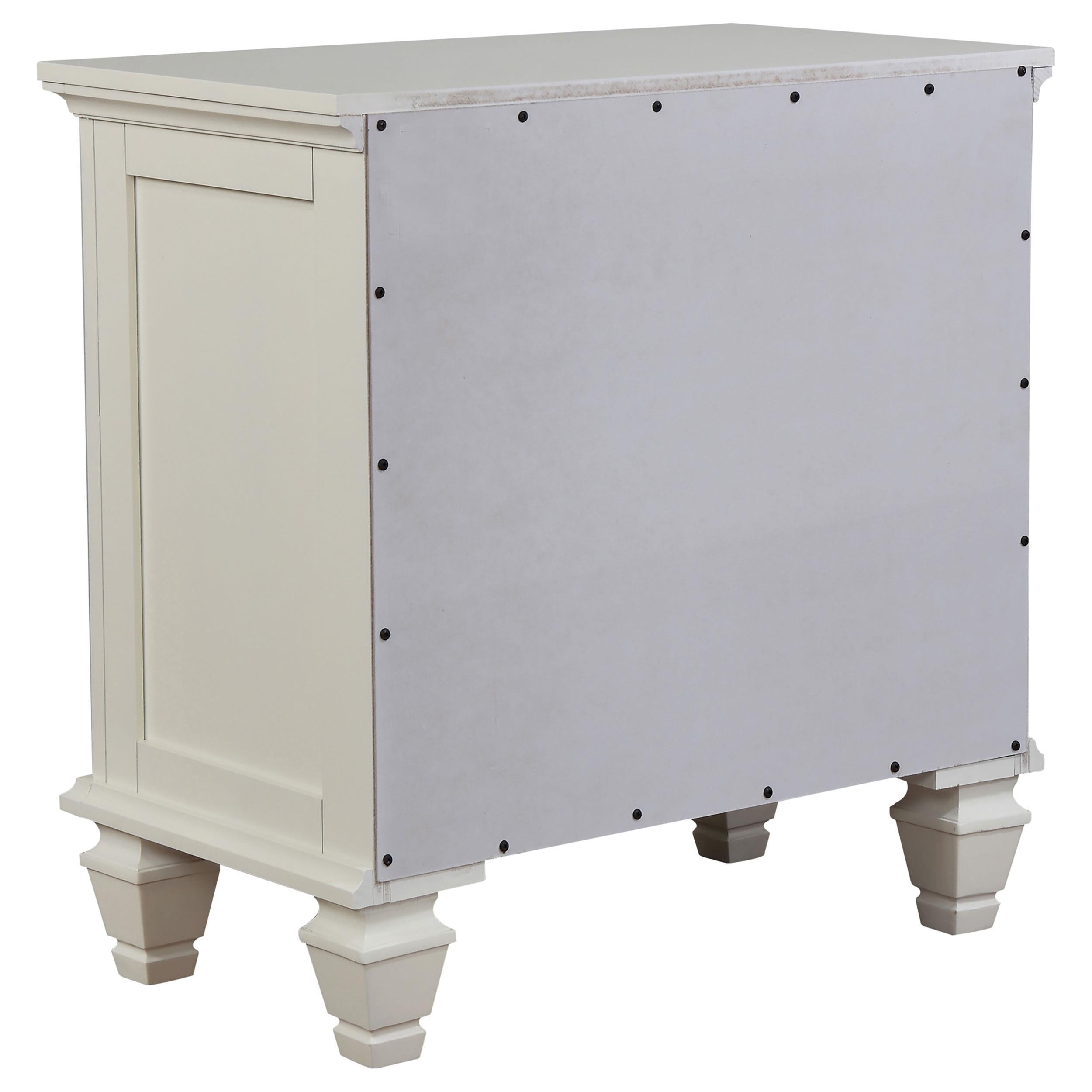 Sandy Beach 5-piece California King Bedroom Set Cream White - 201301KWN-S5