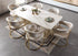 Santana Ivory 7-Piece Dining Set [ETA: 4/22] - SANTANA DS-7PC