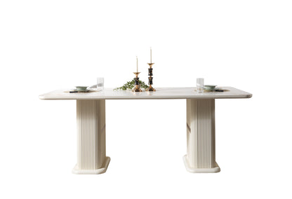 Santana Ivory 7-Piece Dining Set [ETA: 4/22] - SANTANA DS-7PC