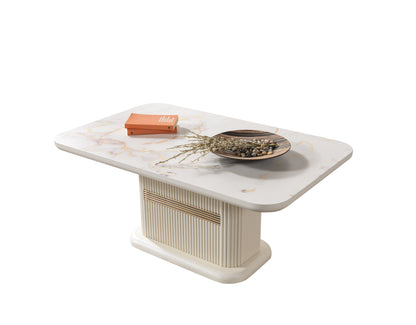 Santana Ivory 7-Piece Dining Set [ETA: 4/22] - SANTANA DS-7PC