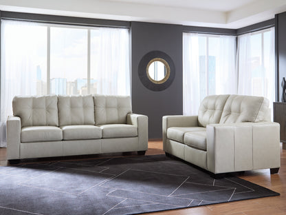 Santorine Sofa and Loveseat in Bone - PKG023816