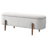 Sarna Ivory Boucle Storage Bench - BWS00500201