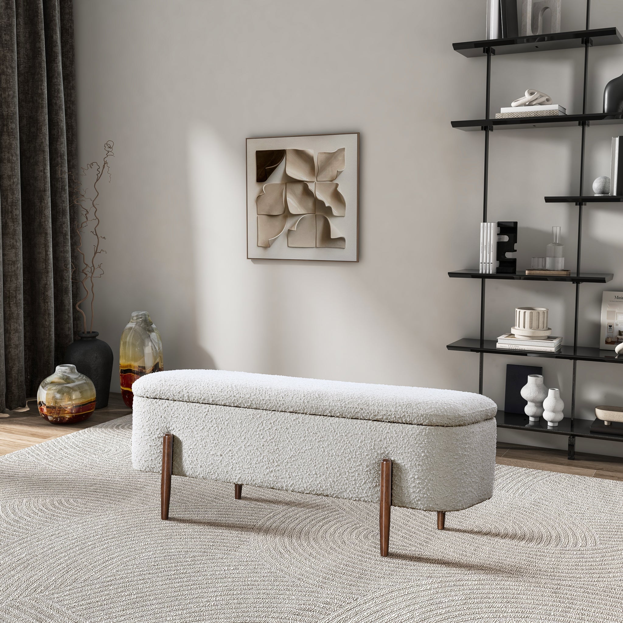 Ashcroft Furniture Sarna Storage Bench