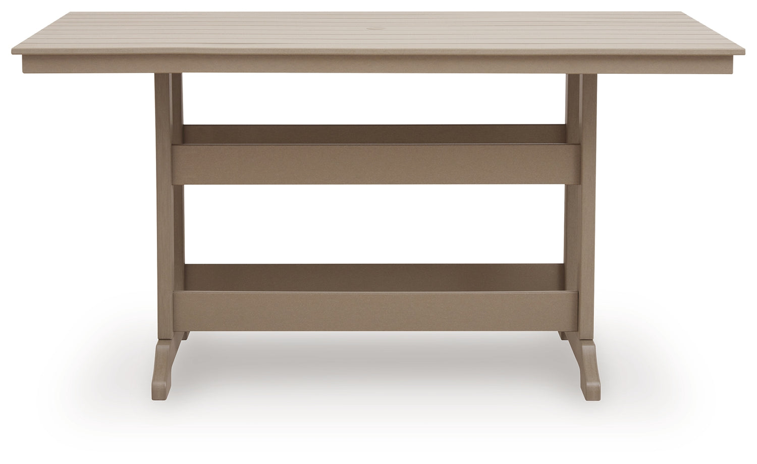 Seacliff Beach Medium Brown Outdoor Counter Height Dining Table - PCP228-642