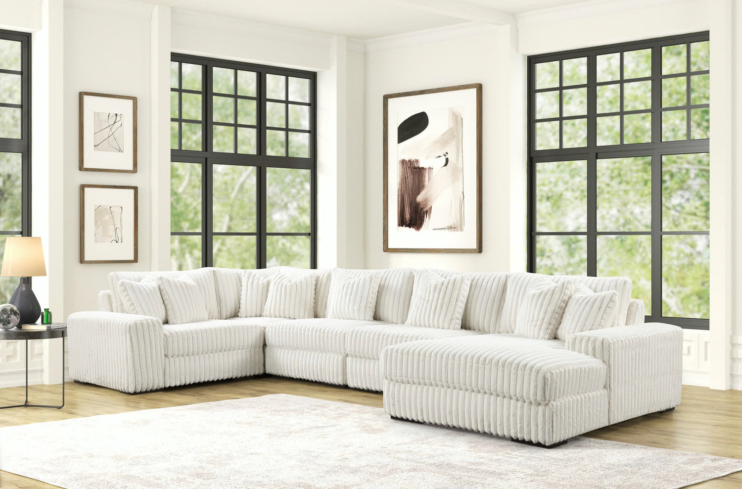 SEASONS2 BEIGE 5PC Sectional - Seasons2 Beige
