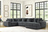 SEASONS2 CHARCOAL 5PC Sectional - Seasons2 Charcoal