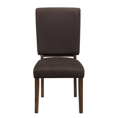 Sedley Walnut/Rustic Black 6pc set (TABLE + 4 SIDE CHAIRS + 1 BENCH) - 5415RF-78*6