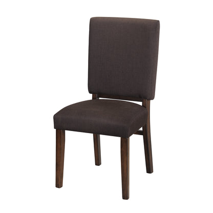 Sedley Walnut/Rustic Black 6pc set (TABLE + 4 SIDE CHAIRS + 1 BENCH) - 5415RF-78*6