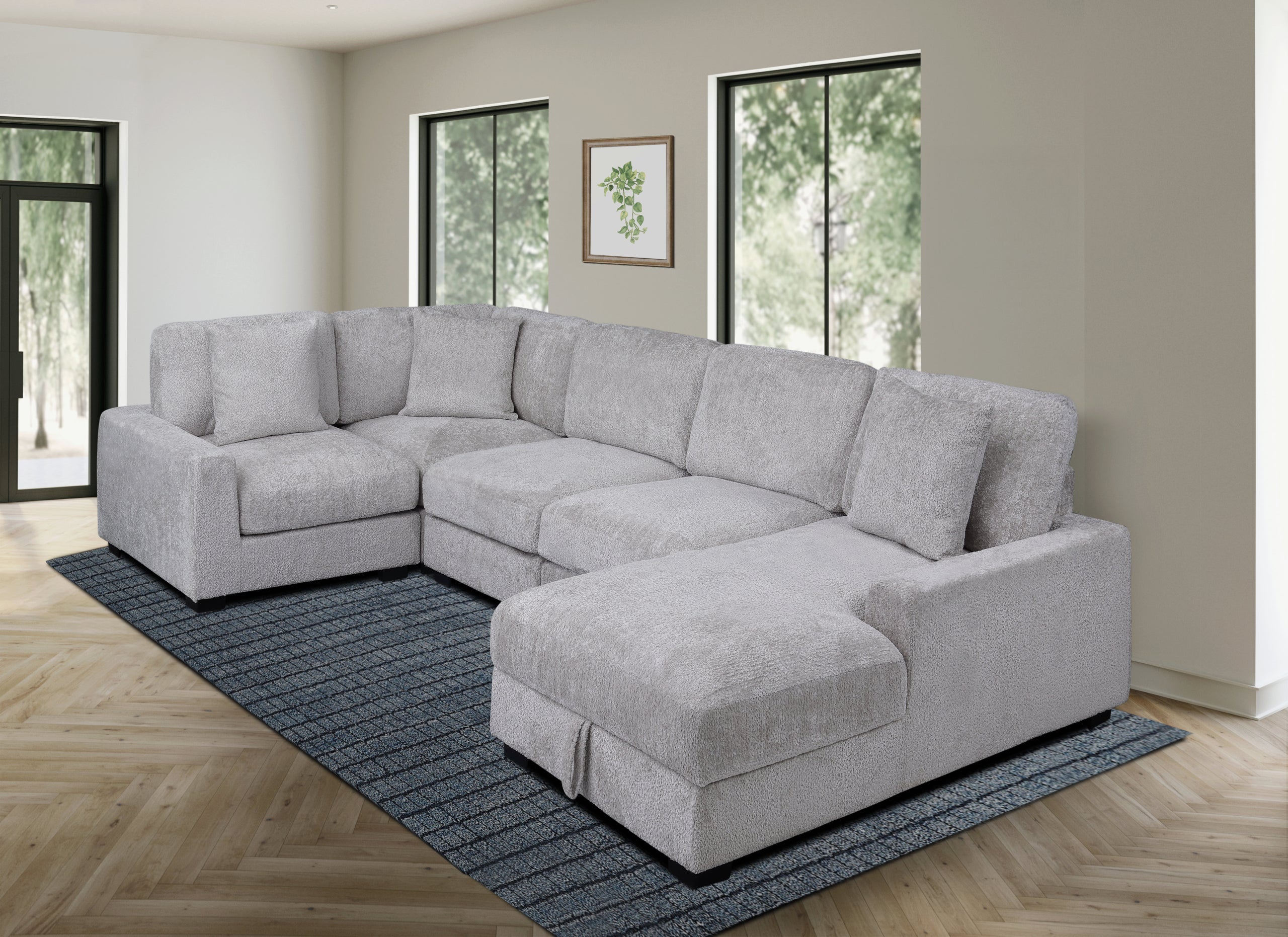 SERENA GRAY - Modular Sectional - SERENA GRAY