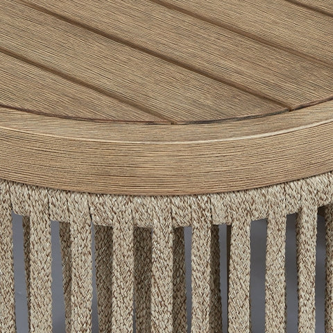 Serena Shores Outdoor Sofa and 2 Chairs with Coffee Table in Beige/Green from Ashley - Luna Furniture