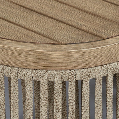 Serena Shores Outdoor Sofa and 2 Chairs with Coffee Table in Beige/Green from Ashley - Luna Furniture